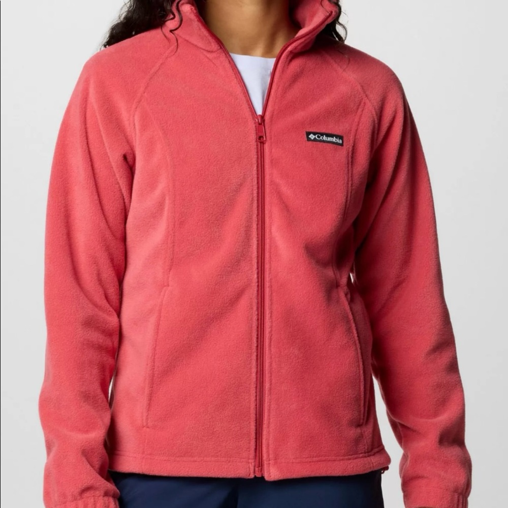 NWT Columbia Benton Springs Women’s Fleece Jacket Pink Size L